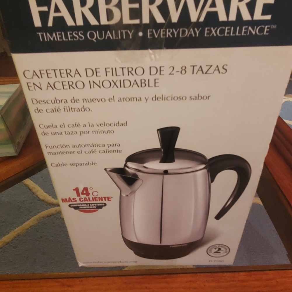 Farberware stainless steel percolator